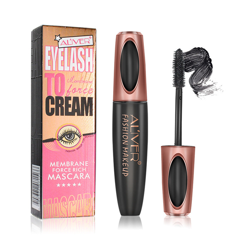 Thick mascara, curling, long-lasting, and waterproof.