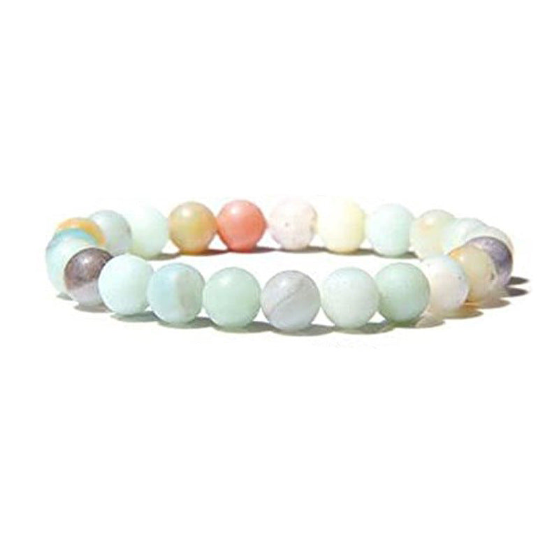 Natural Tiger Eye & Volcanic Rock Agate Beads Bracelet