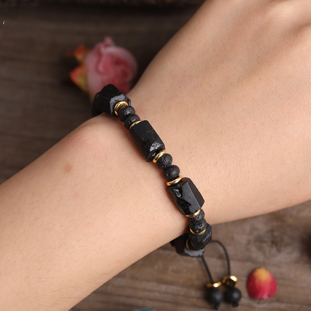 Natural Black Tourmaline Bracelet