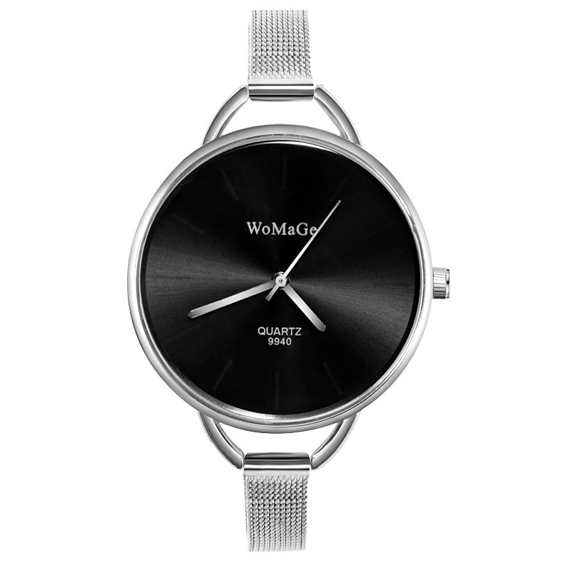 Mesh Strap Large Dial Watch