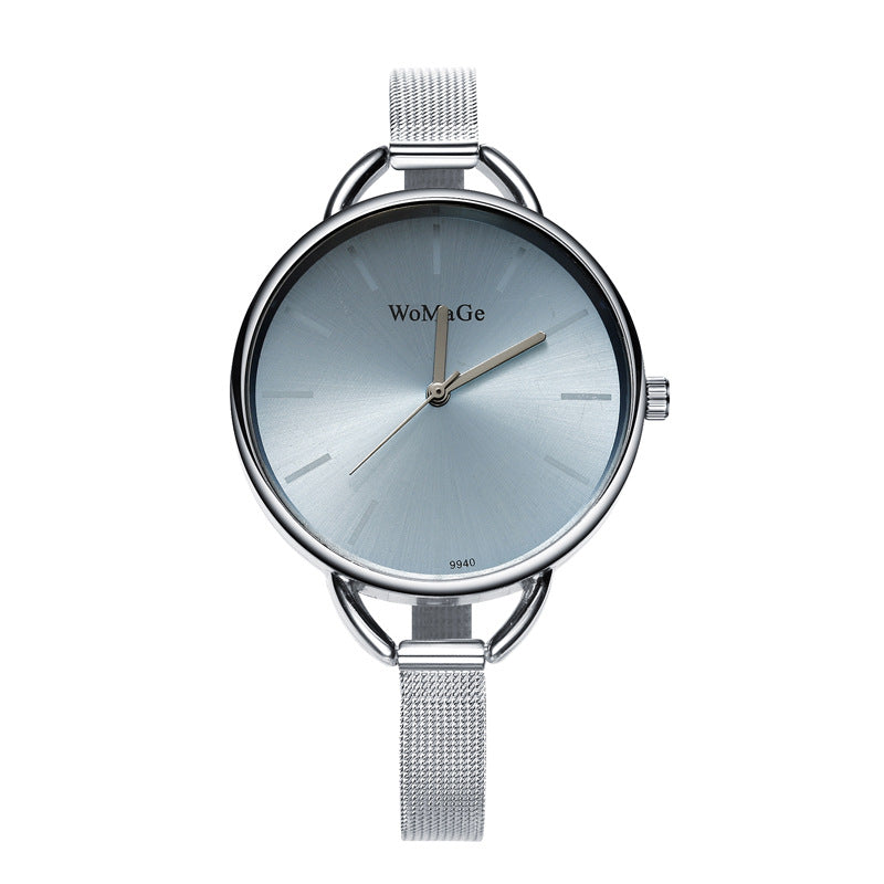 Mesh Strap Large Dial Watch