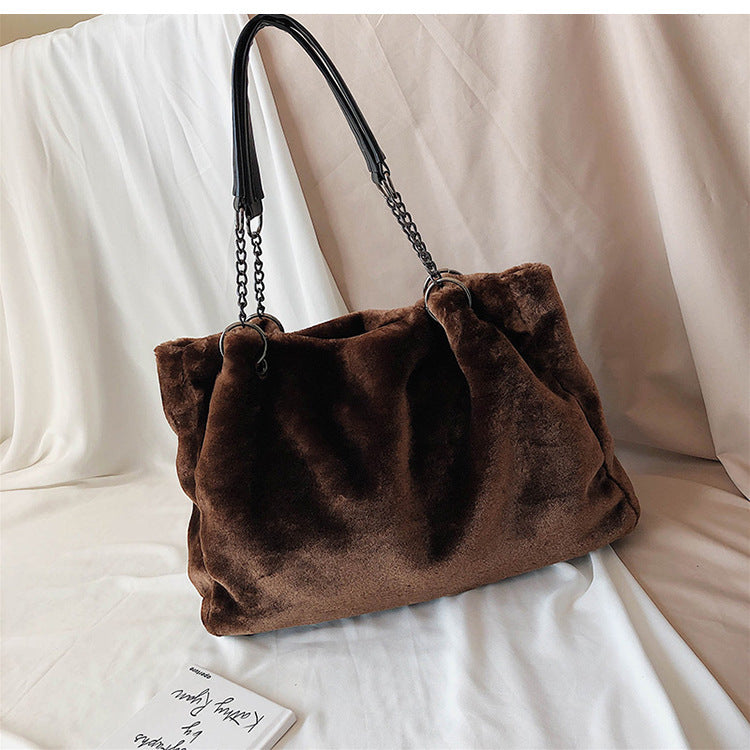 Large Capacity Shoulder Bag Fashion Chain Tote Bag