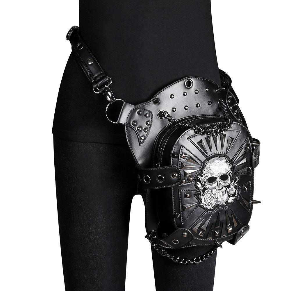 Punk Multifunctional One Shoulder Crossbody Skull