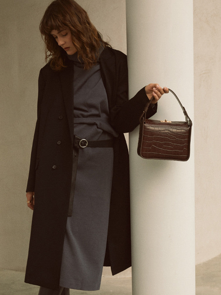 Niche Design Genuine Leather Handbag