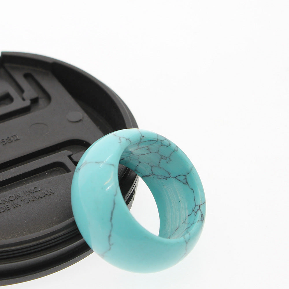 12x22MM Semi-Precious Natural Stone Ring,