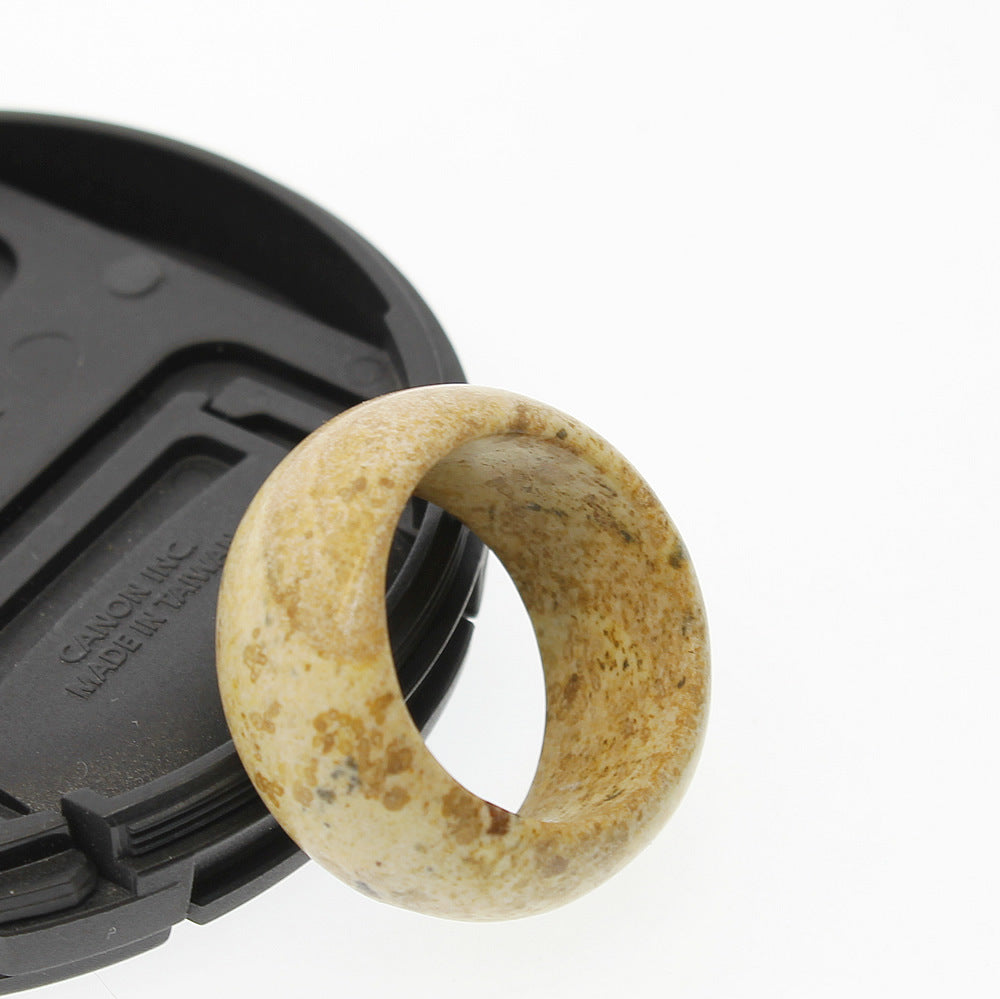 12x22MM Semi-Precious Natural Stone Ring,