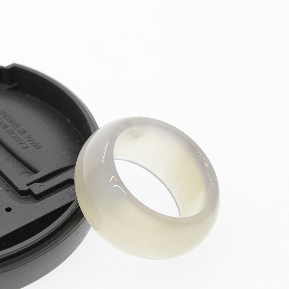 12x22MM Semi-Precious Natural Stone Ring,