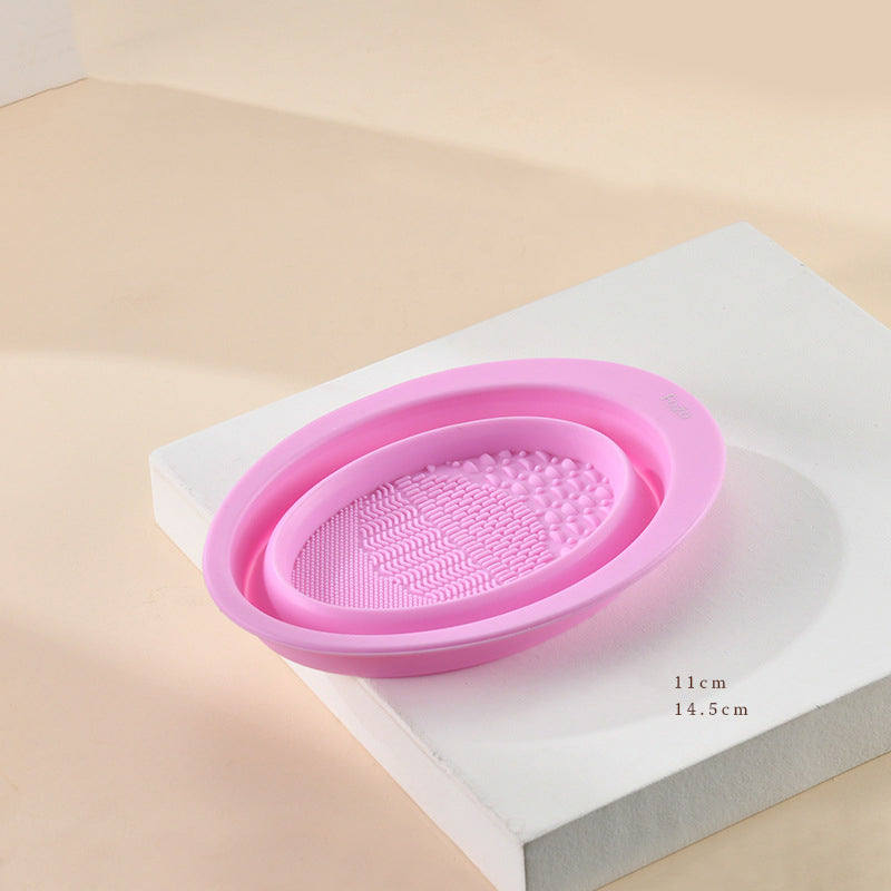 Scrubbing Makeup Brush Cleaning Bowl