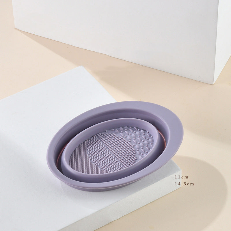 Scrubbing Makeup Brush Cleaning Bowl
