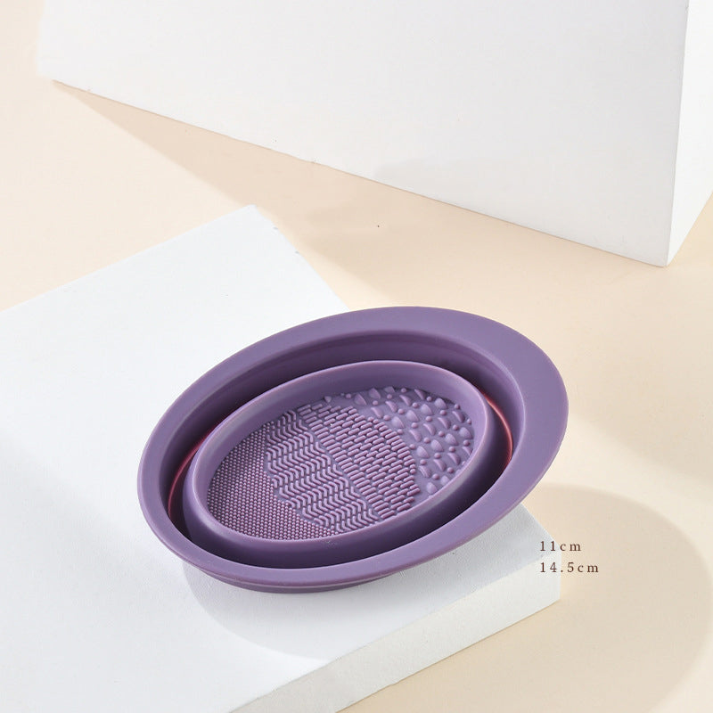 Scrubbing Makeup Brush Cleaning Bowl