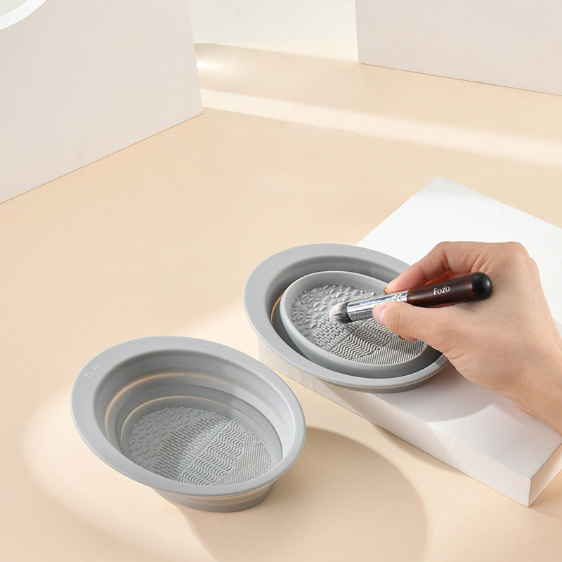 Scrubbing Makeup Brush Cleaning Bowl