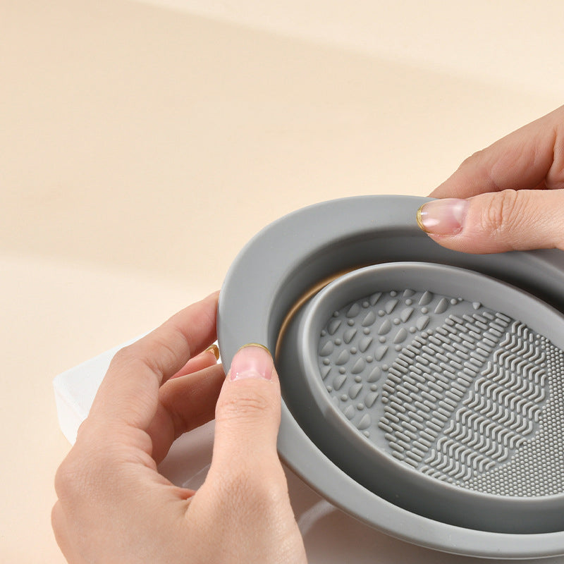 Scrubbing Makeup Brush Cleaning Bowl