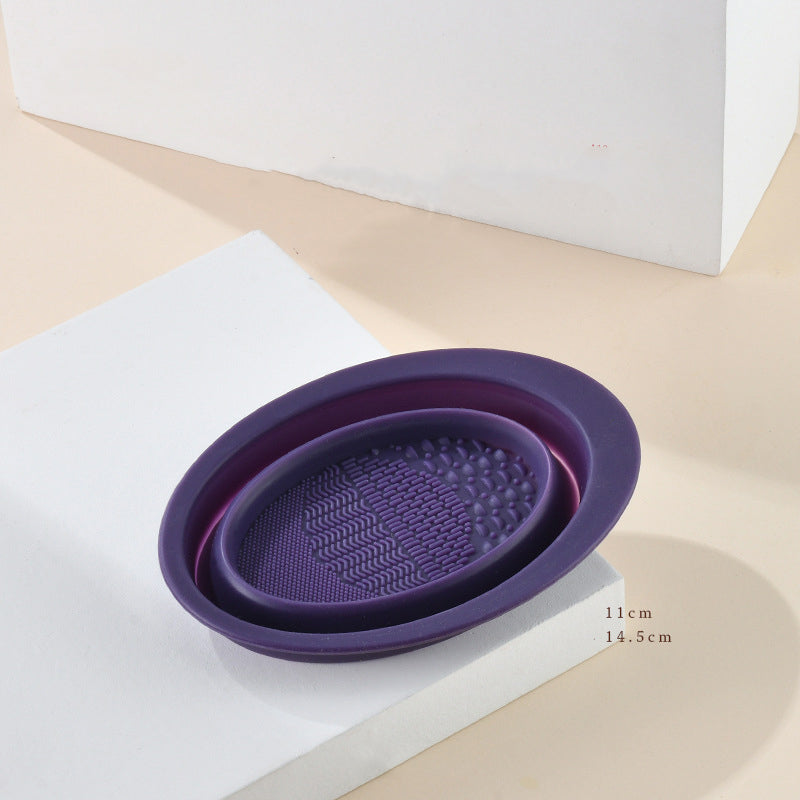 Scrubbing Makeup Brush Cleaning Bowl
