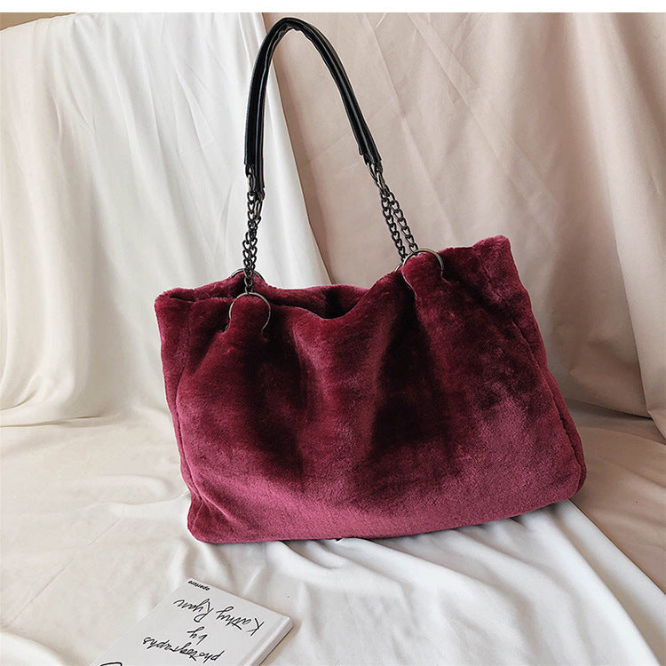 Large Capacity Shoulder Bag Fashion Chain Tote Bag