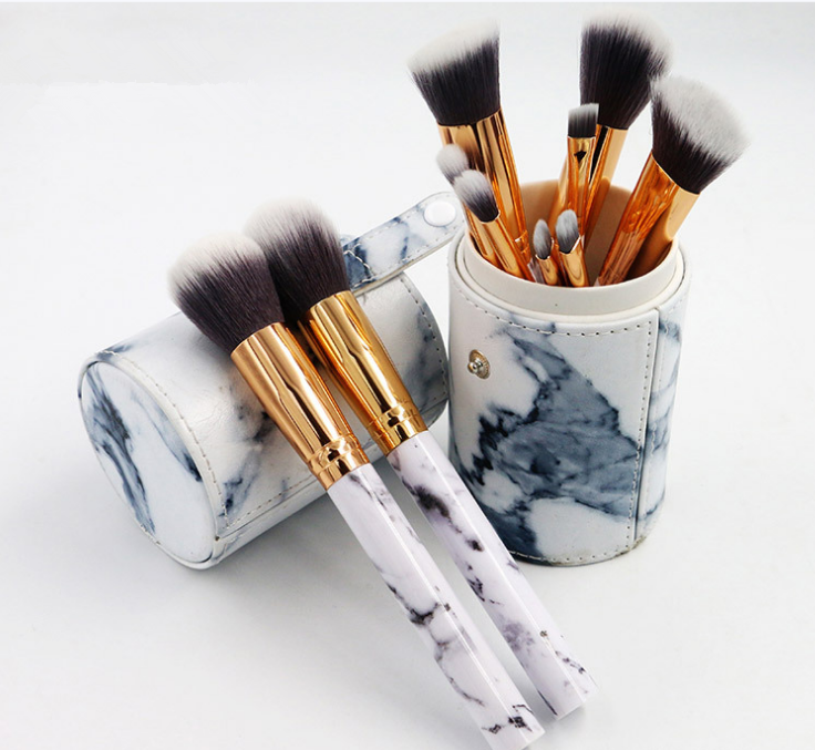 Marble Handle 10 Brush Set