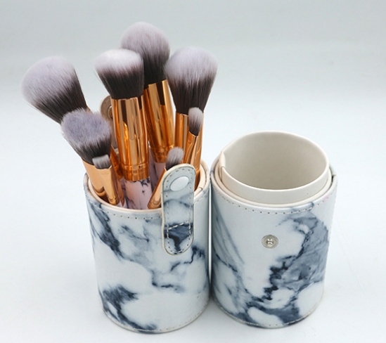 Marble Handle 10 Brush Set