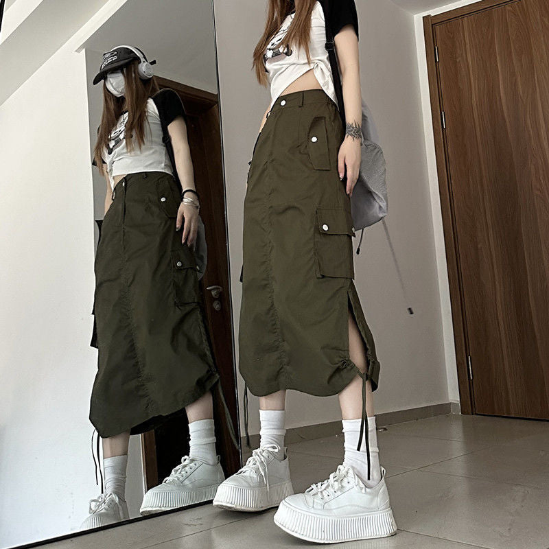 American Retro Suit Skirt Women