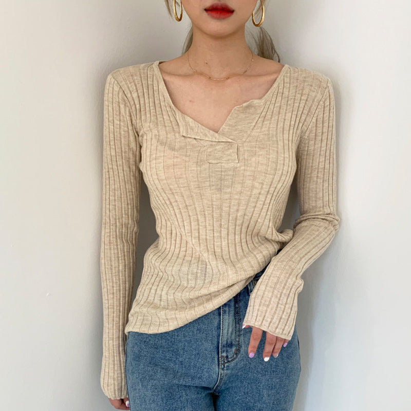 Women's Fall Slim Fit Bottoming Sweater Top