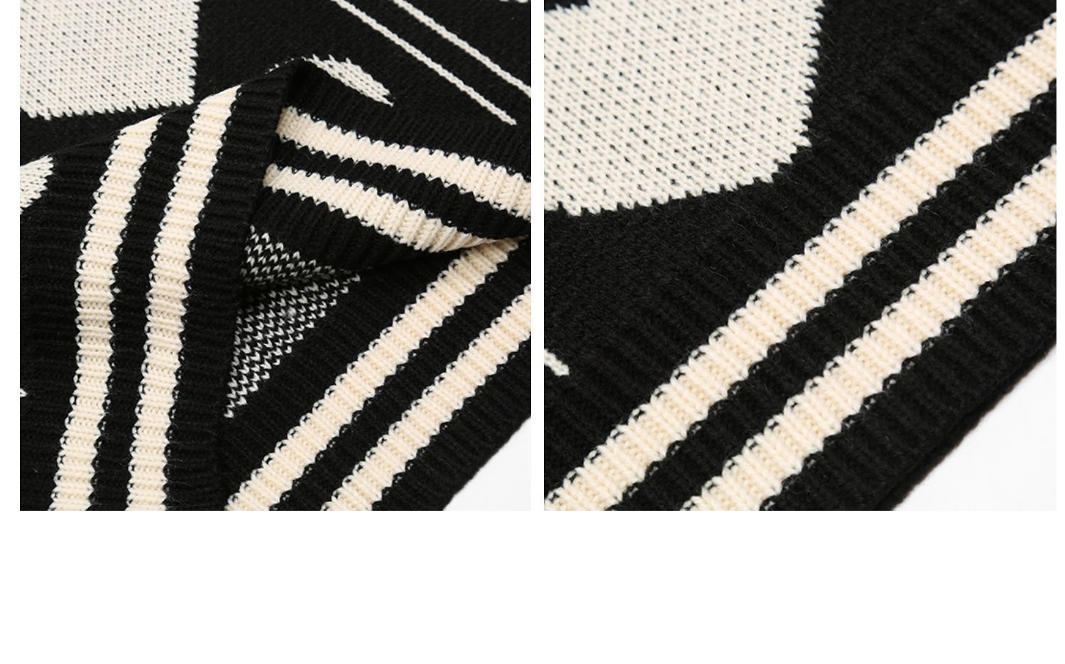 Layered Sweater And Vest Ins Trendy