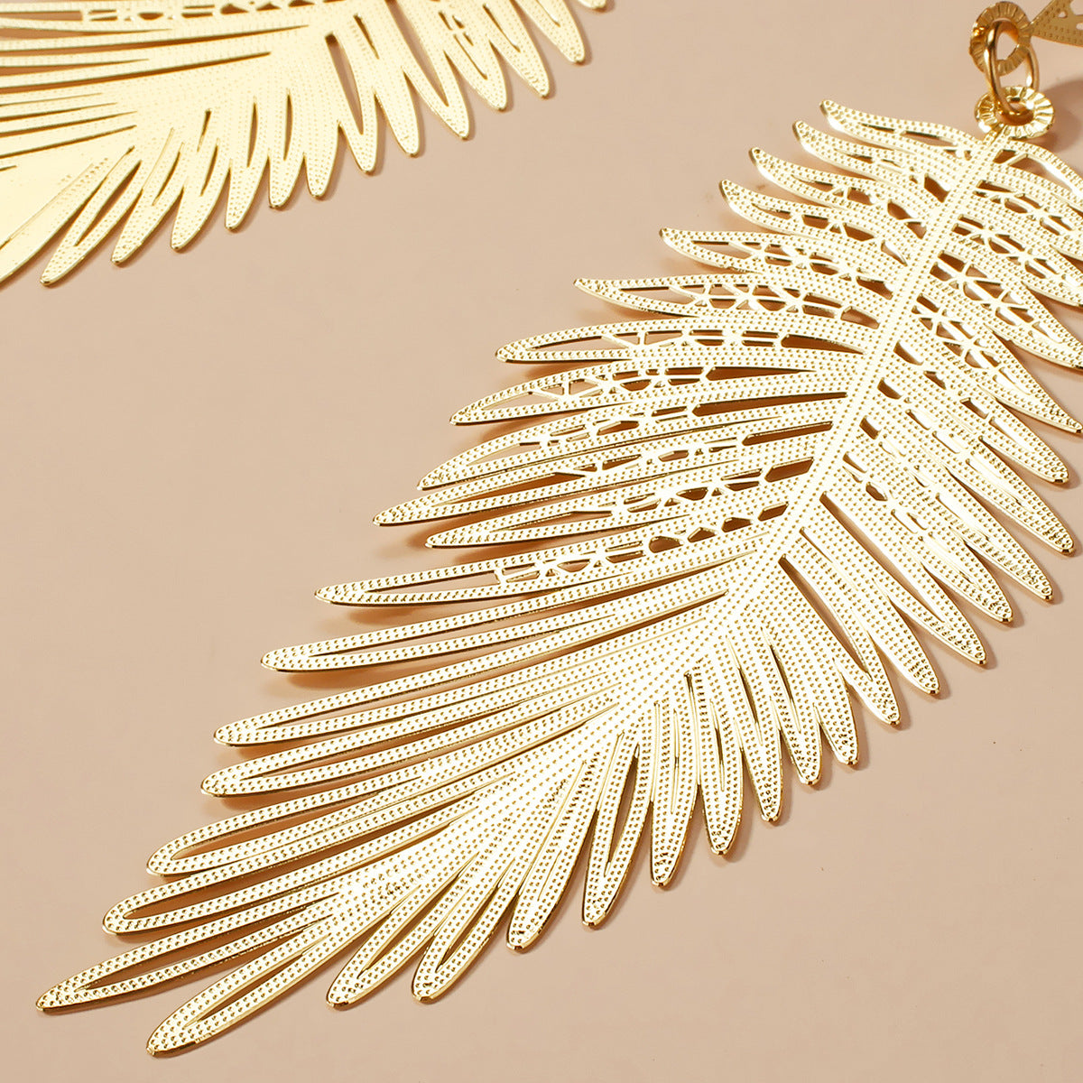 Hollow Feather Earring Earrings