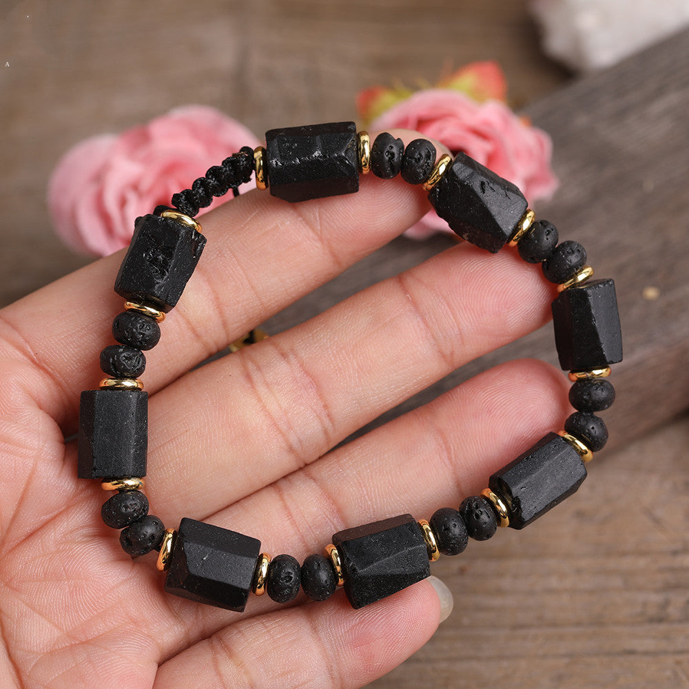 Natural Black Tourmaline Bracelet