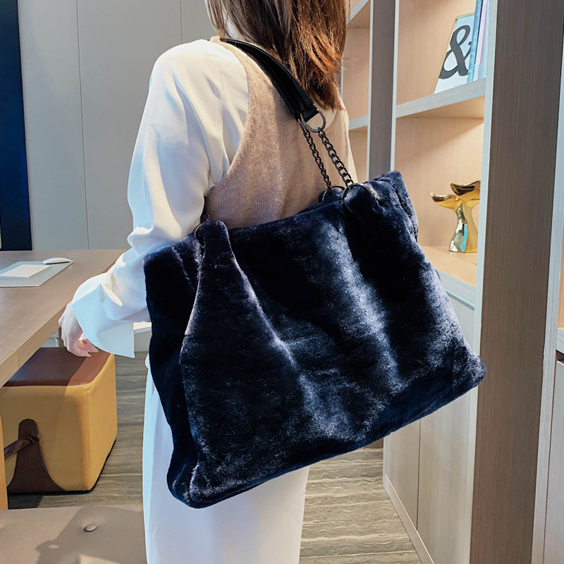 Large Capacity Shoulder Bag Fashion Chain Tote Bag