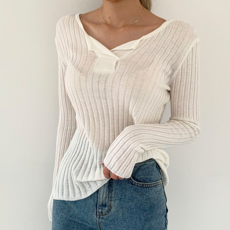 Women's Fall Slim Fit Bottoming Sweater Top