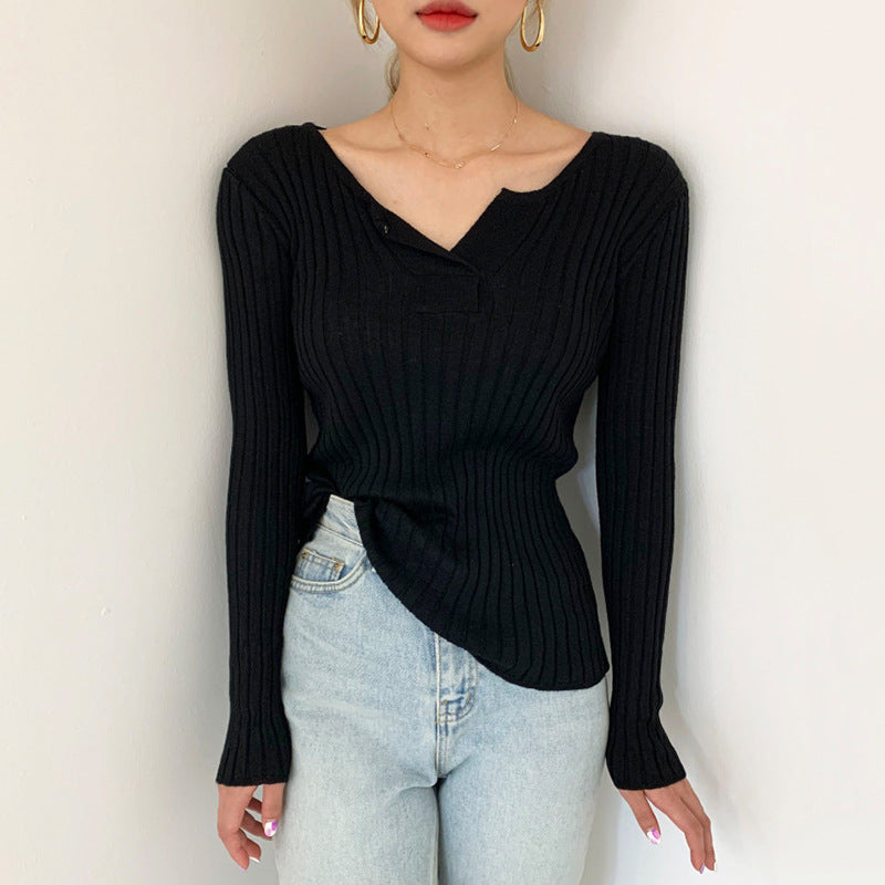 Women's Fall Slim Fit Bottoming Sweater Top