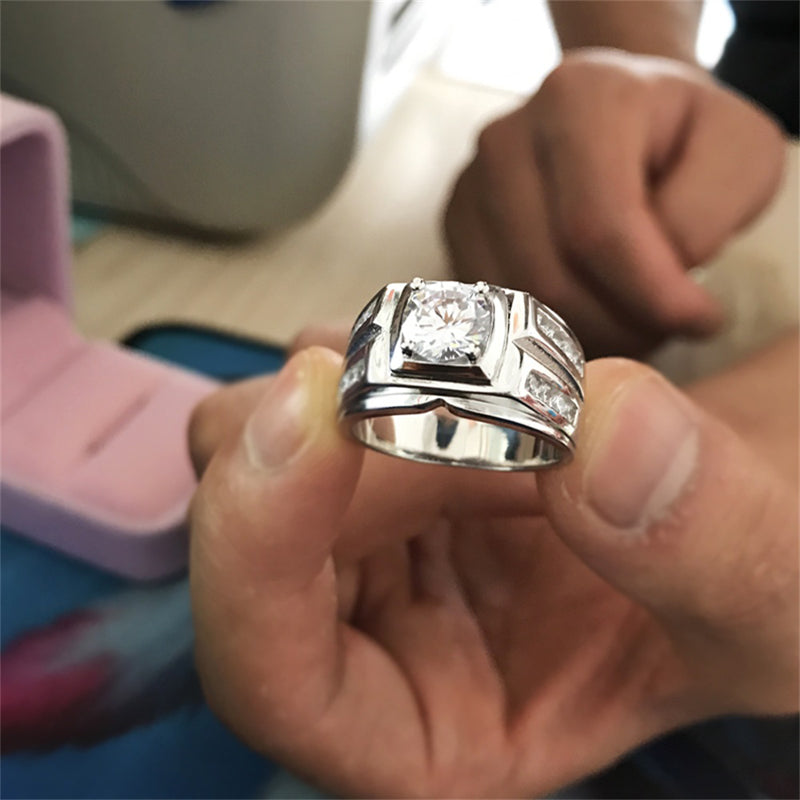 Sterling Silver Domineering Silver Ring