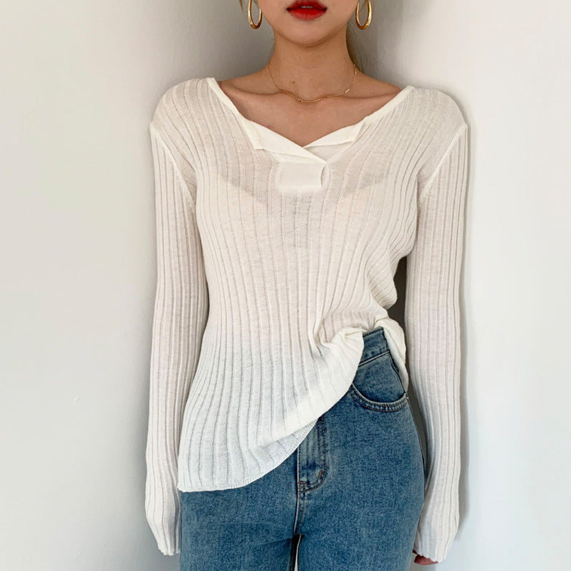 Women's Fall Slim Fit Bottoming Sweater Top